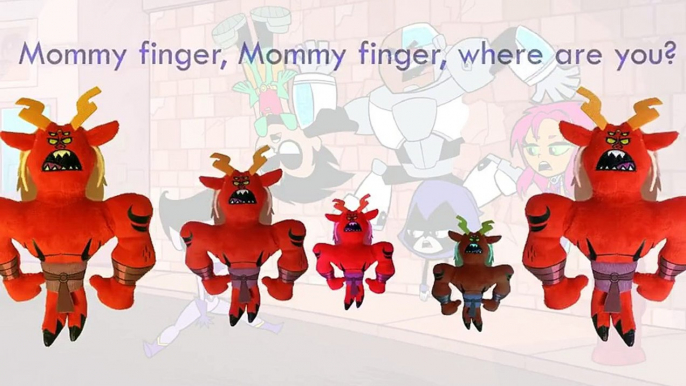 Teen Titans Go Finger Family Song Daddy Finger Nursery Rhymes Toys Full animated cartoon e