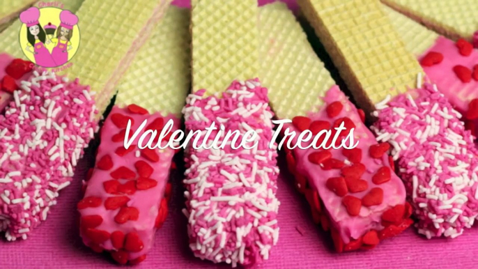 VALENTINE WAFER COOKIES easy Mothers day or valentines treats how to baking