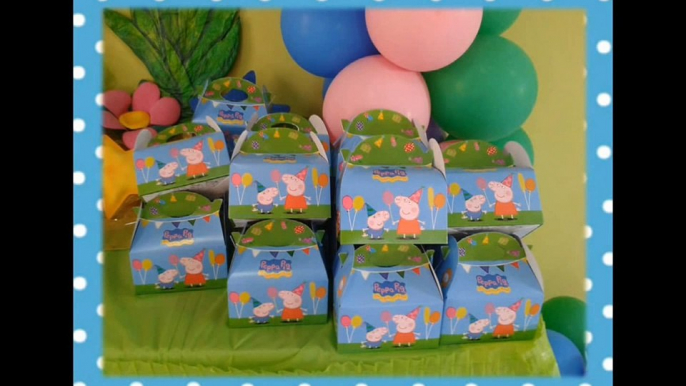 Decoración de cumpleaños Peppa Pig