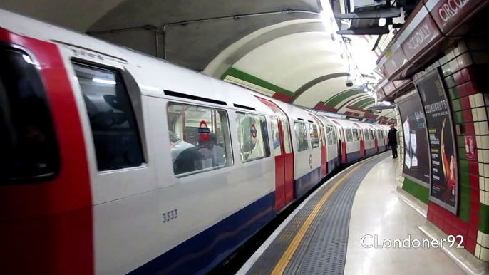 London Underground Bakerloo Line Piccadilly Circus to Baker Street