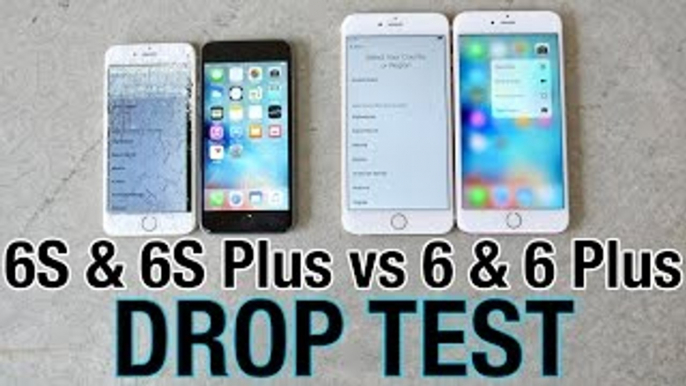 iPhone 6S VS iPhone 6S Plus Drop Test VS iPhone 6 & iPhone 6 Plus!