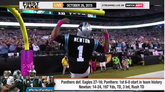 ESPN First Take - How Far Can Cam Newton Take Carolina Panthers
