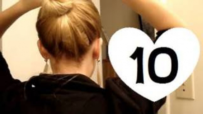 10 Easy, Quick Everyday Hairstyles for long hair & hairstyles for medium hair