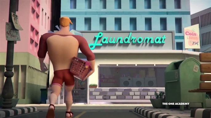 "Laundry Man" Love Romantic 3D Animation Short Film [Valentines Day Special]