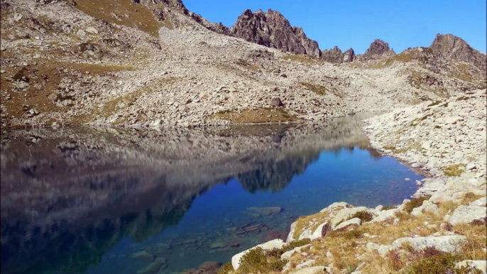 randos vers les lacs des pyrénées en  juin et septembre 2015