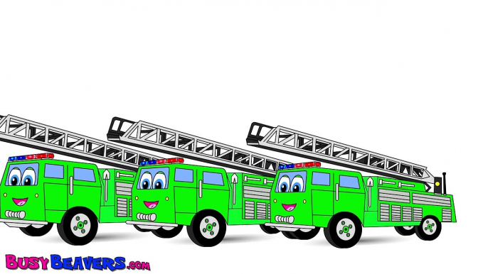 Counting Fire Trucks | Toy Firetrucks Teach Kids Counting, Toddler Learning Video, Baby To