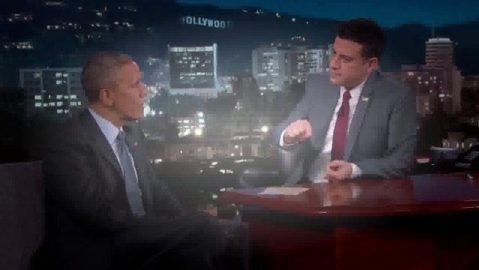 Jimmy Kimmel Asks President Barack Obama About His Daily Life