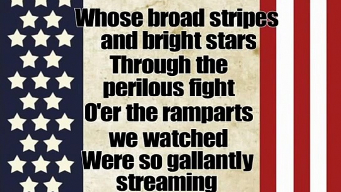 Star Spangled Banner with Lyrics