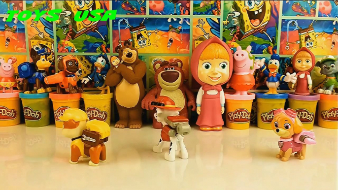 Paw Patrol Toys Play Doh Щенячий Патруль Плей до пластилин новые игрушки Toys Usa Collect