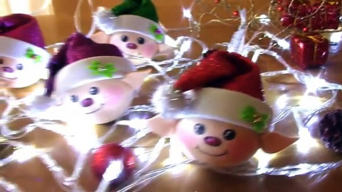 DIY Christmas crafts: ELF (Christmas ornaments) - Innova Crafts