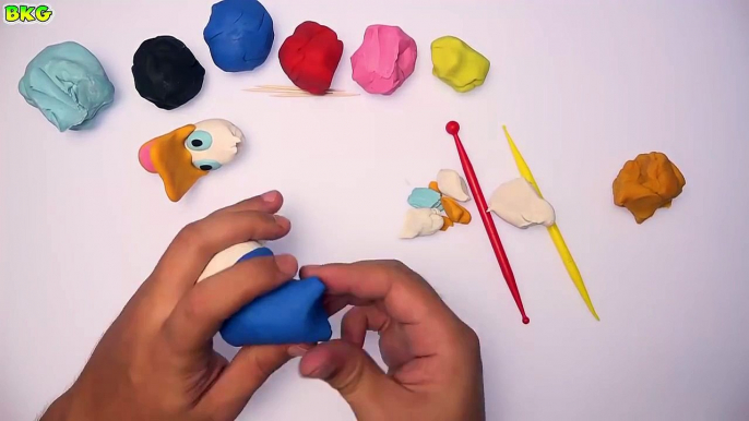 Play Doh Disney Donald Duck 3D Modeling!!! How to Make Disney Cartoons Character