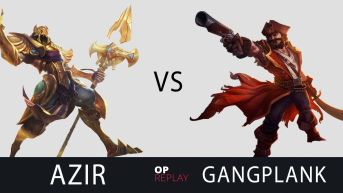 Azir vs Gangplank - SKT T1 Eazyhoon EUW LOL Challenger 607LP