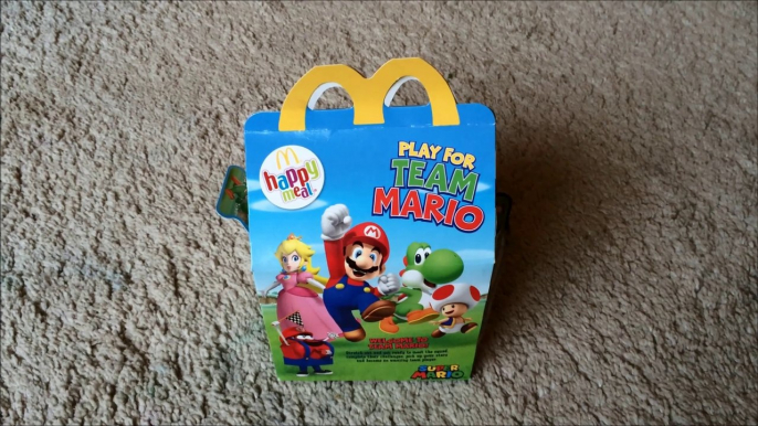 Mario bross toys Happy meal Mac Donalds surprise | Disnay cars professor Z | kids videos	mario speelgoed	mario toys 	mario kids videos