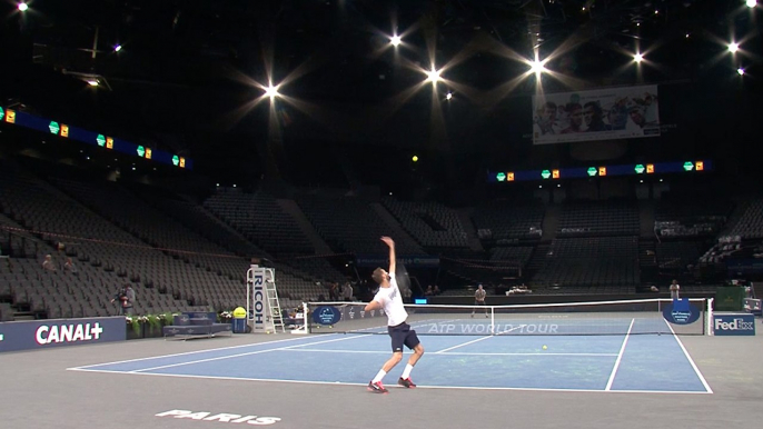 Le BNP Paribas Masters dans l'oeil des joueurs - Le court central