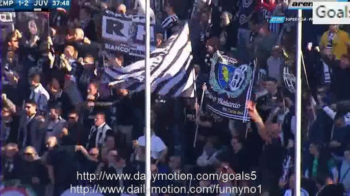 Patrice Evra Goal Empoli 1 - 2 Juventus Serie A 8-11-2015