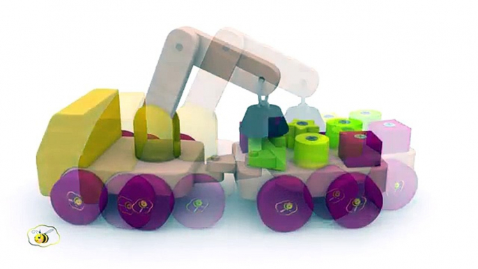 Shapes for babies toddlers kids children kindergarten. Learn shapes with a shape sorter truck