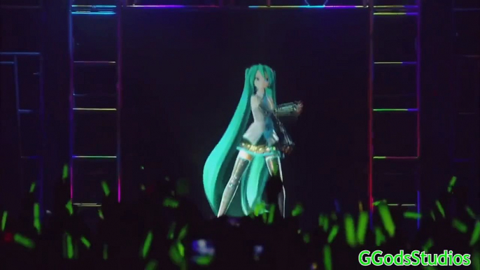 Hatsune Miku EXPO 2014 Concert New York Hatsune Miku トリノコシティ Left Behind City (HD) (60FPS)