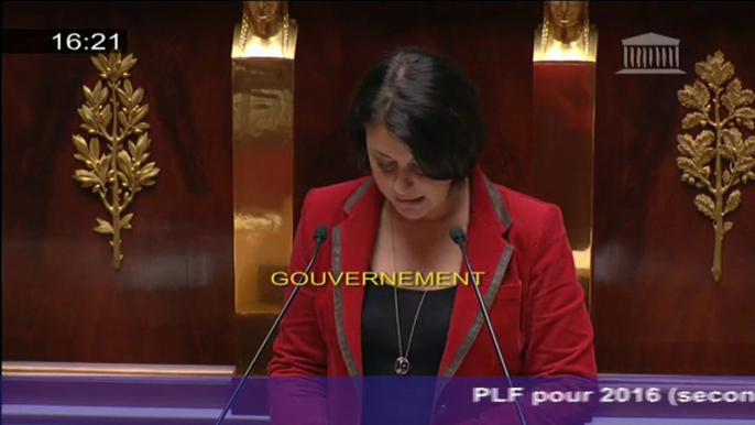 Allocution de Sylvia Pinel sur la politique des territoires lors du débat sur le projet de loi de finance 2016 à l'Assemblée Nationale