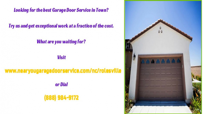 Rolesville, NC Garage Doors Repair Service