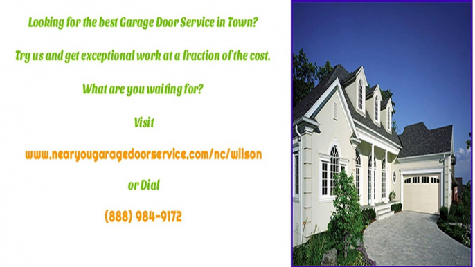 Garage Door Repairs in Wilson, NC