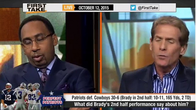 ESPN First Take - Tom Brady Lead Patriots Completely Deflate Cowboys