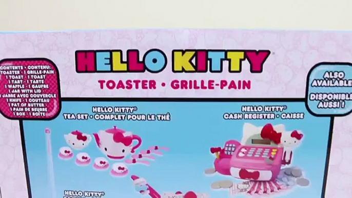 Hello Kitty Toaster Playset! Make Your Own Hello Kitty Breakfast!