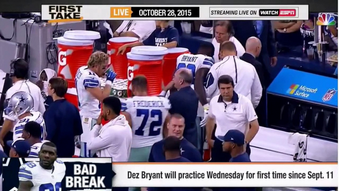 ESPN First Take - Dez Bryant Will Return Against Seahawks