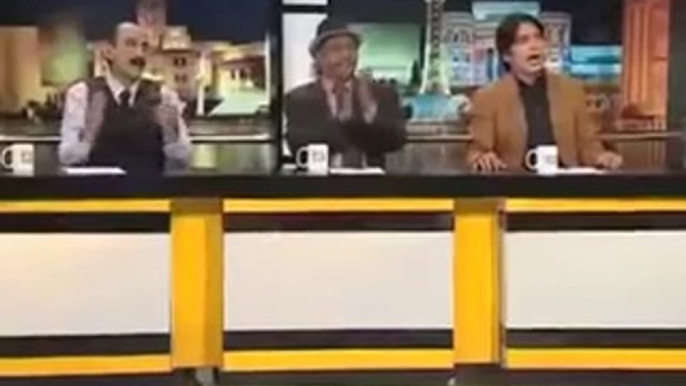 Iftikhar Thakur, Amanullah VS Shakeel Siddique and Rauf Lala in Mazaaq Raat - 11 November 2015