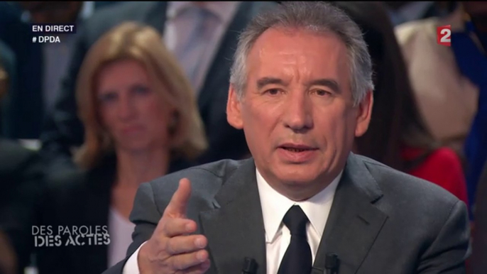 François Bayrou, invité des Paroles et des Actes sur France2 - 121115