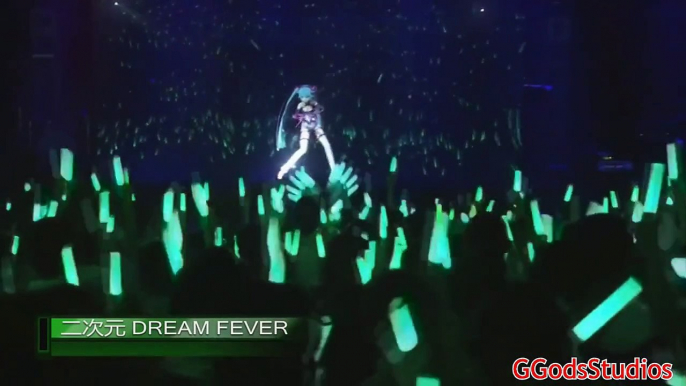 Hatsune Miku EXPO 2015 Concert Shanghai Hatsune Miku 二次元ドリームフィーバー Nijigen Dream Fever (HD)