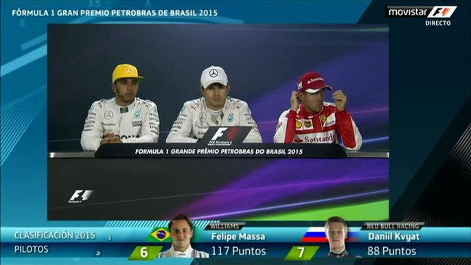 F1 2015 Brazilian GP - Post Qualifying Press Conference