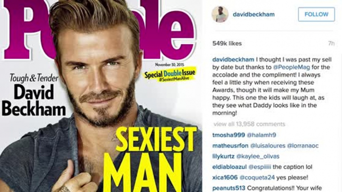 David Beckham Named People's 30th 'Sexiest Man Alive'