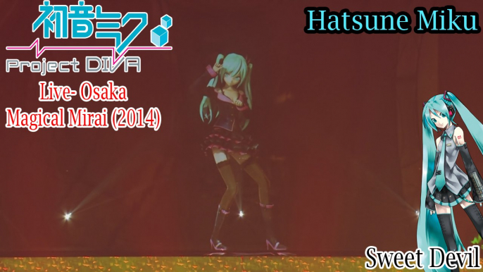 Project DIVA Live- Magical Mirai 2014- Hatsune Miku- Sweet Devil with subtitles (HD)