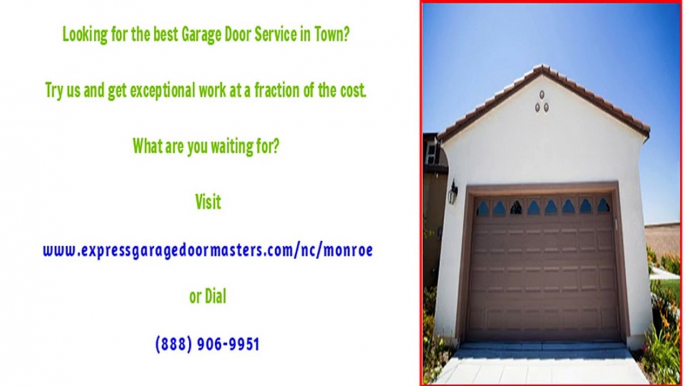 Garage Door Panel Repair in Monroe, NC