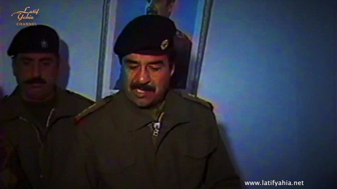 صدام حسين عام ١٩٨٢ في جبهات القتال فلم يعرض لأول