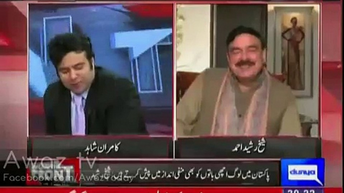 Check out Sheikh Rasheed's Funny Response on 'Lahore Main Disneyland Aur Orange Train Ban Raha Hai'