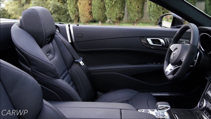 INTERIOR Mercedes-AMG SL 63 Facelift 2017 aro 19 AT7 5.5 V8 Biturbo 593 cv 91,8 mkgf 300 kmh 0-100 kmh 4,1 s