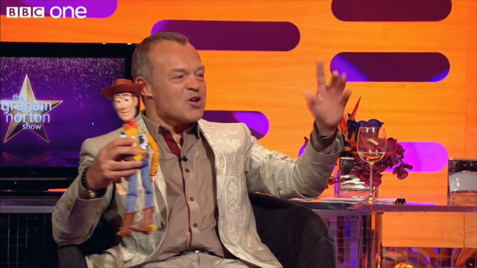 Is the Woody dolls voice really Tom Hanks? The Graham Norton Show Series 9 Episode 9 BBC