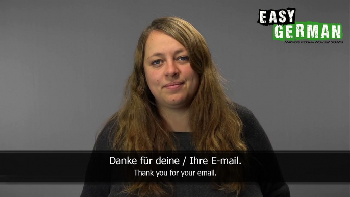 10 German Phrases you use in a Letter or Email - Easy German Basic Phrases