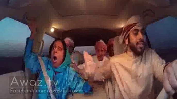 Guy pulls car flip prank on his Mom in Dubai