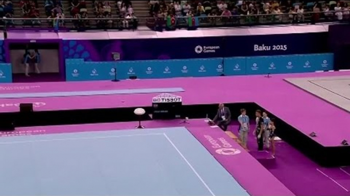 Baku 2015: Mixed pair balance routine- Acrobatic Gymnastics