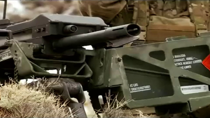 MK-19 AUTOMATIC GRENADE LAUNCHER FIREFIGHT