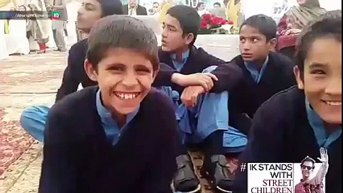 IK stands With Street Children Another promised fulfilled. Well Done KP Government