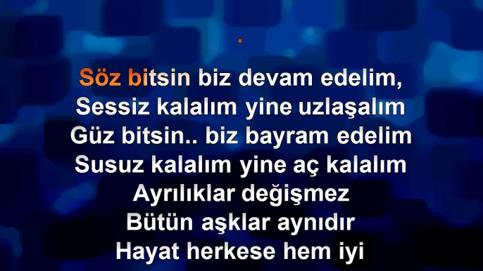 Sıla - Oluruna Bırak - 2010 TÜRKÇE KARAOKE