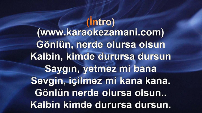 Soner Sarıkabadayı - Seveni Arıyorum - 2011 TÜRKÇE KARAOKE