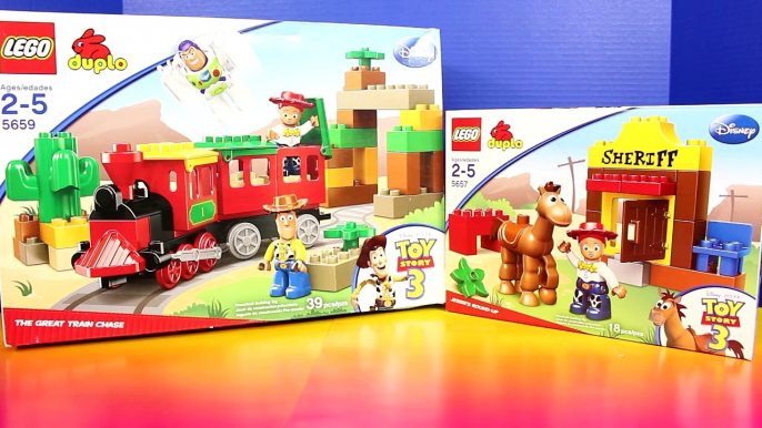 Disney Lego Duplo Toy Story 3 Great Train & Sheriff Station Woody Bullseye Buzz Lightyear