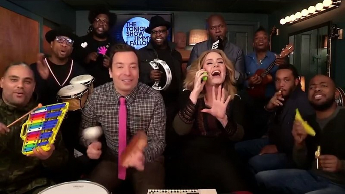 Quand Adele rencontre Jimmy Fallon - Reprise de Hello magique