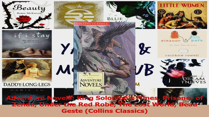 PDF Download  Adventure Novels King Solomons Mines Prisoner of Zenda Under the Red Robe The Lost World PDF Full Ebook