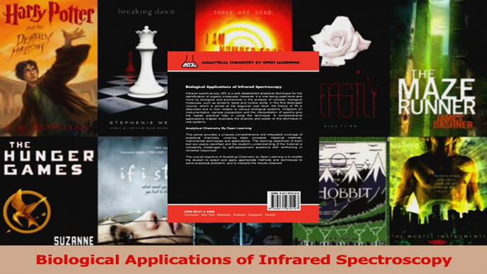 Read  Biological Applications of Infrared Spectroscopy Ebook Free