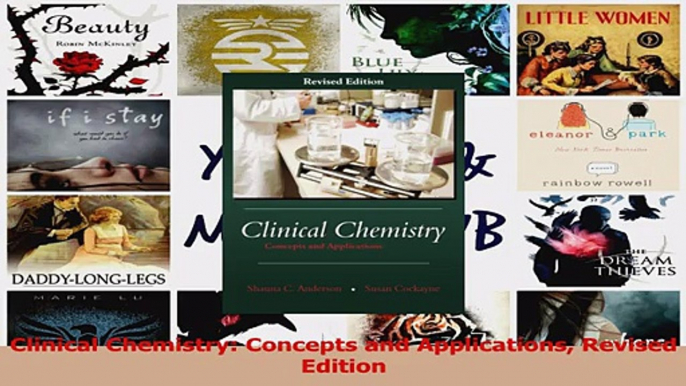 Read  Clinical Chemistry Concepts and Applications Revised Edition PDF Free